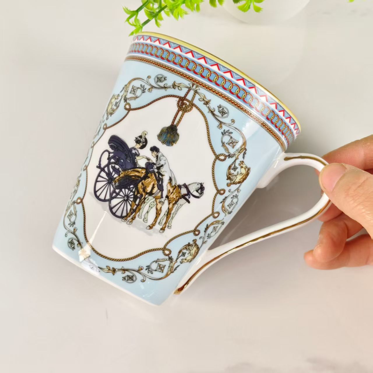 Neu eingetroffen – „Elegante Dame“ – Tasse