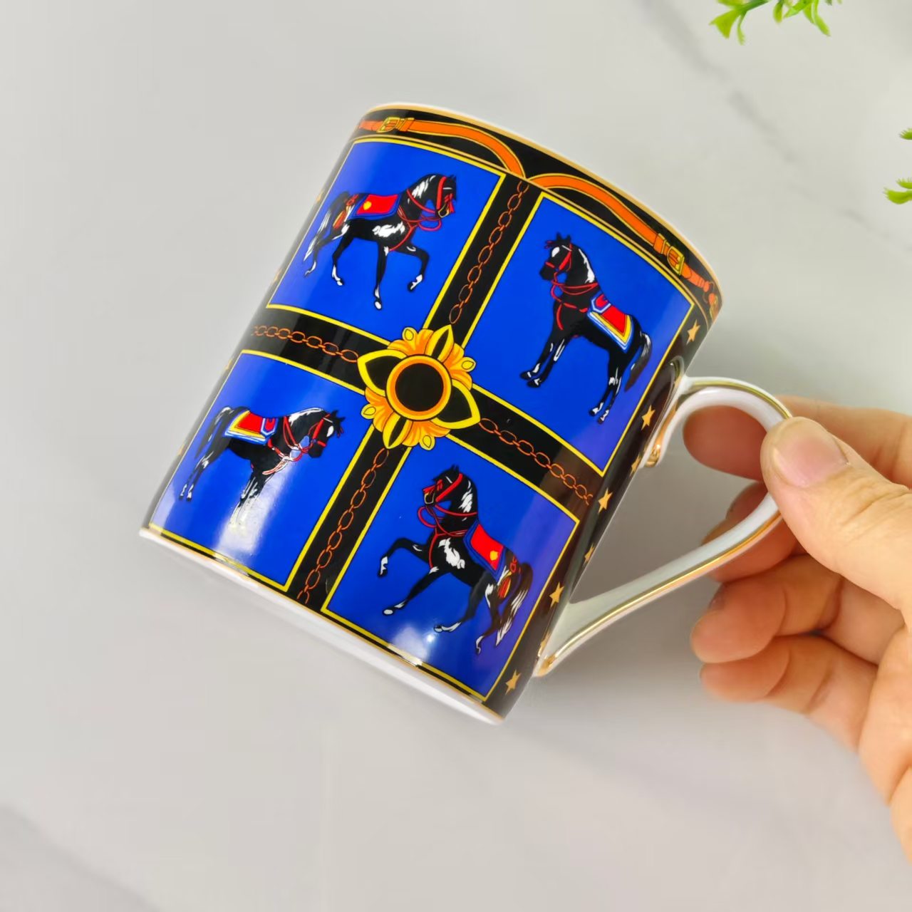 Neues Produkt – "Galloping on the Breeze" – Tasse