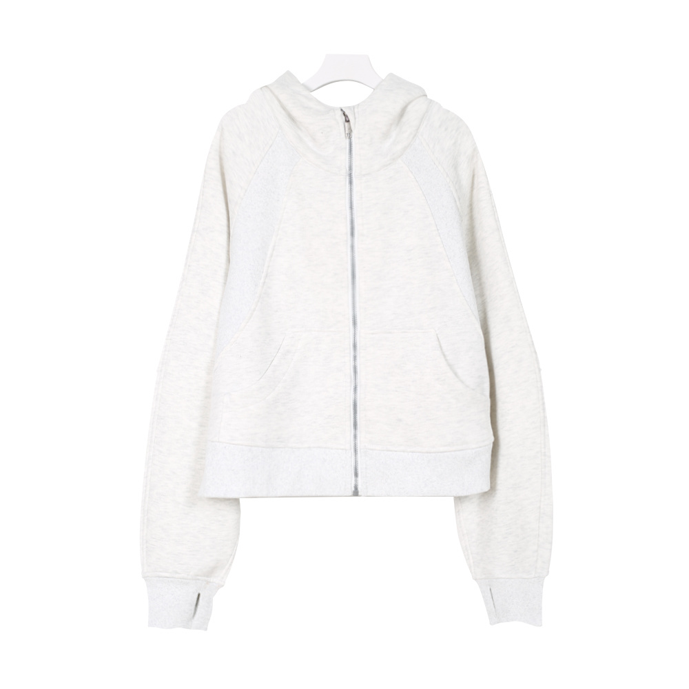 Sudadera con capucha y cremallera completa para mujer Scuba™ *Cepillada