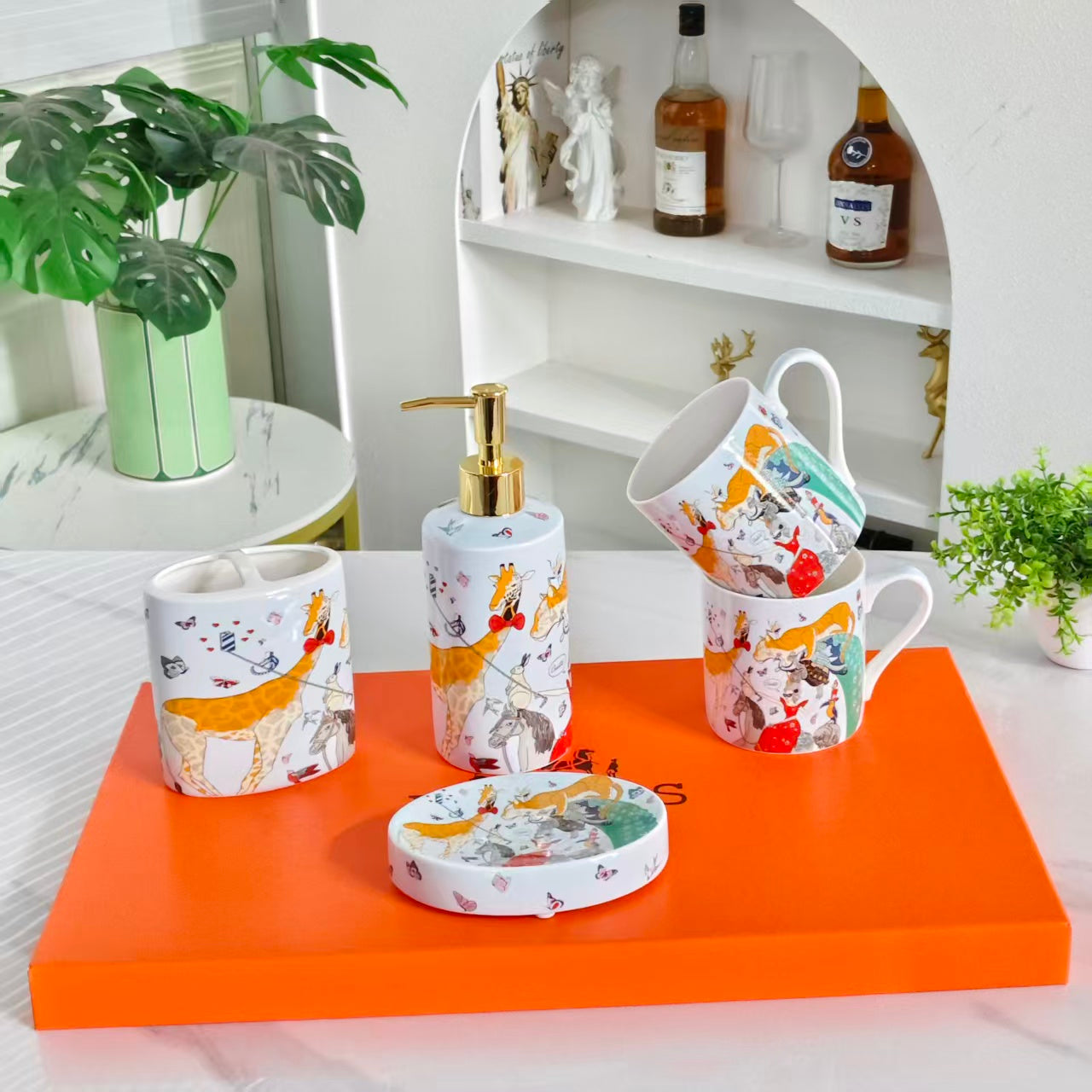 Articoli da Bagno – Set da Bagno 5 Pezzi "Dreamy Circus"