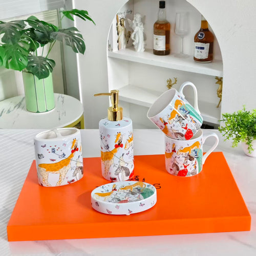 Articoli da Bagno – Set da Bagno 5 Pezzi "Dreamy Circus"