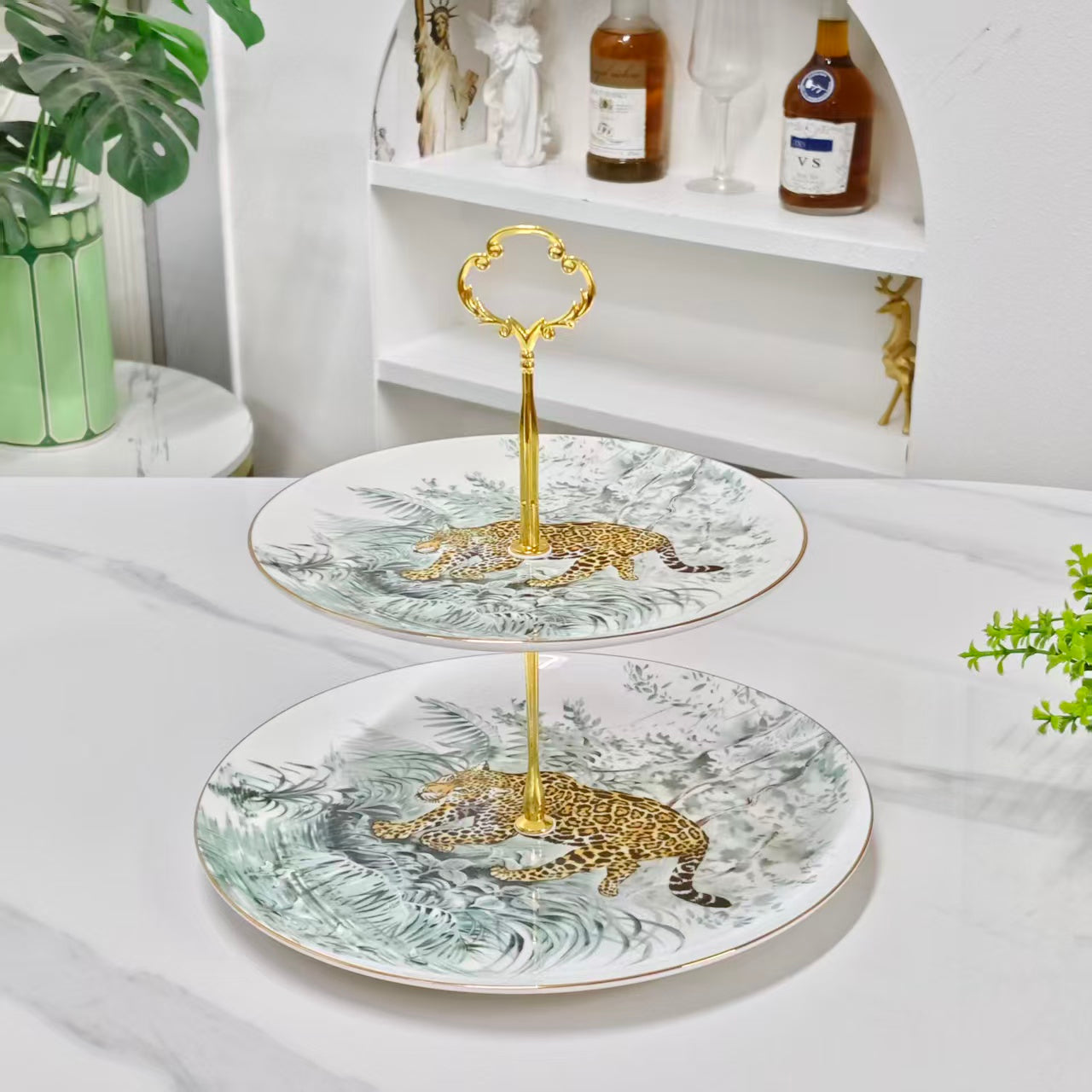 Plates – Leopard Series – Stacked Plates