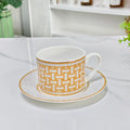 🎁 Set Tazza e Piattino – Carrozza Dorata (Sconto)