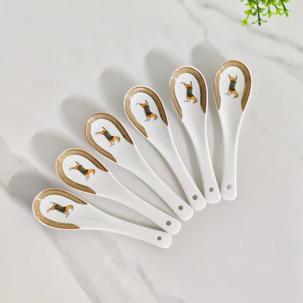 Ciotole – "Cuihua" – Set di 6 ciotole e 6 cucchiai