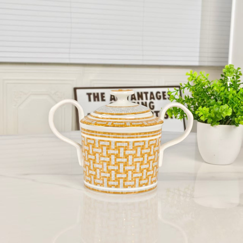 【Mosaico oro】【Set caffè 15 pezzi】
