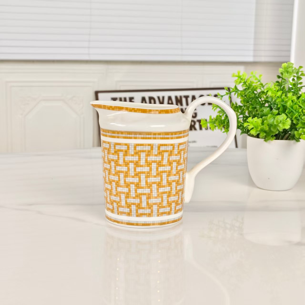 【Mosaico oro】【Set caffè 15 pezzi】