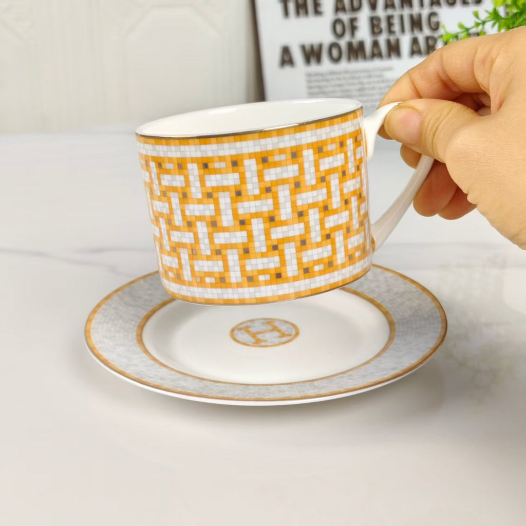 【Mosaico oro】【Set caffè 15 pezzi】