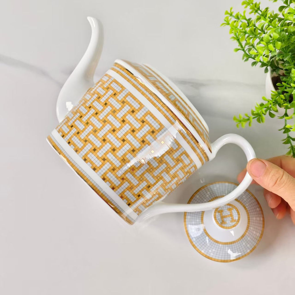 【Mosaico oro】【Set caffè 15 pezzi】