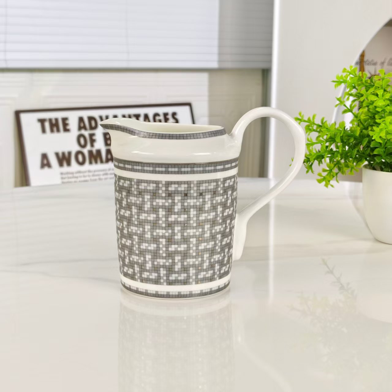 Nuovo Arrivo – [Mosaico Grigio] [Set Caffè 15 pezzi]