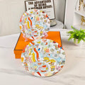 New Product – Two-Plate Set – "Seahorse Water Park"