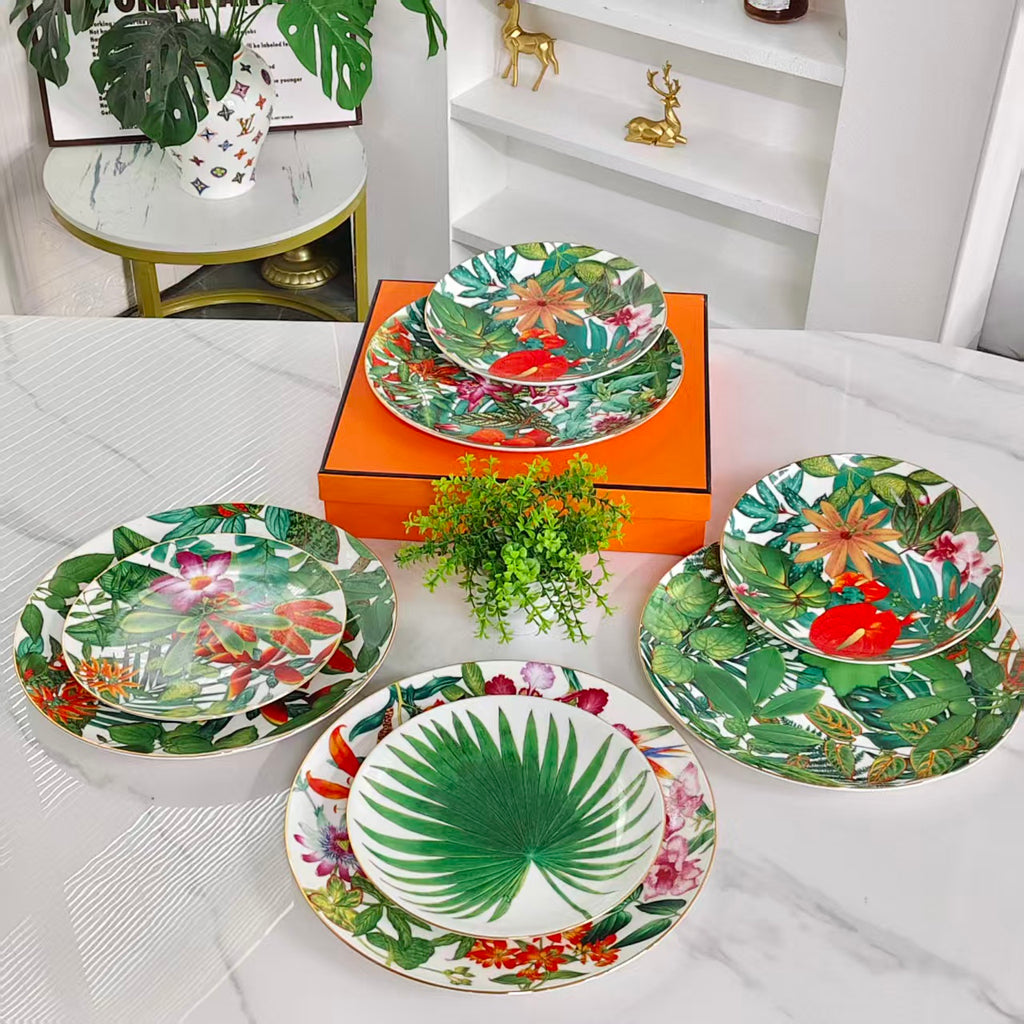 Two-Plate Set – "Tropical Rainforest"