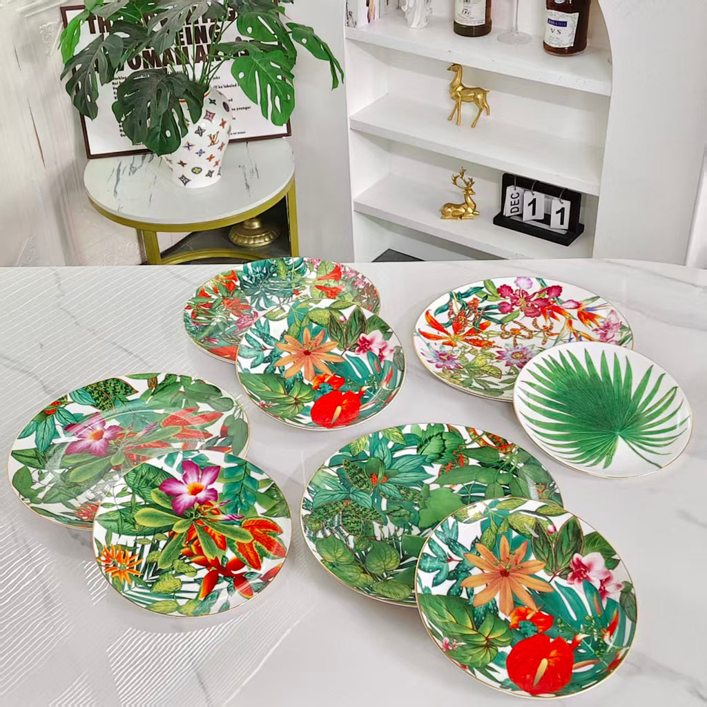 Two-Plate Set – "Tropical Rainforest"