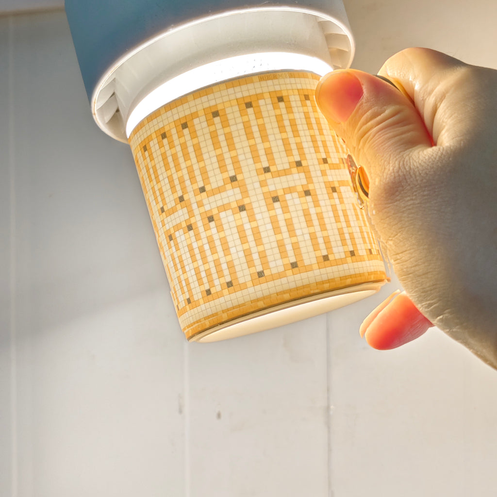Cup and Saucer Set – Small Straight-Sided Vertical Ribbed Design
