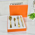 French-Style Luxury Gold Cutlery