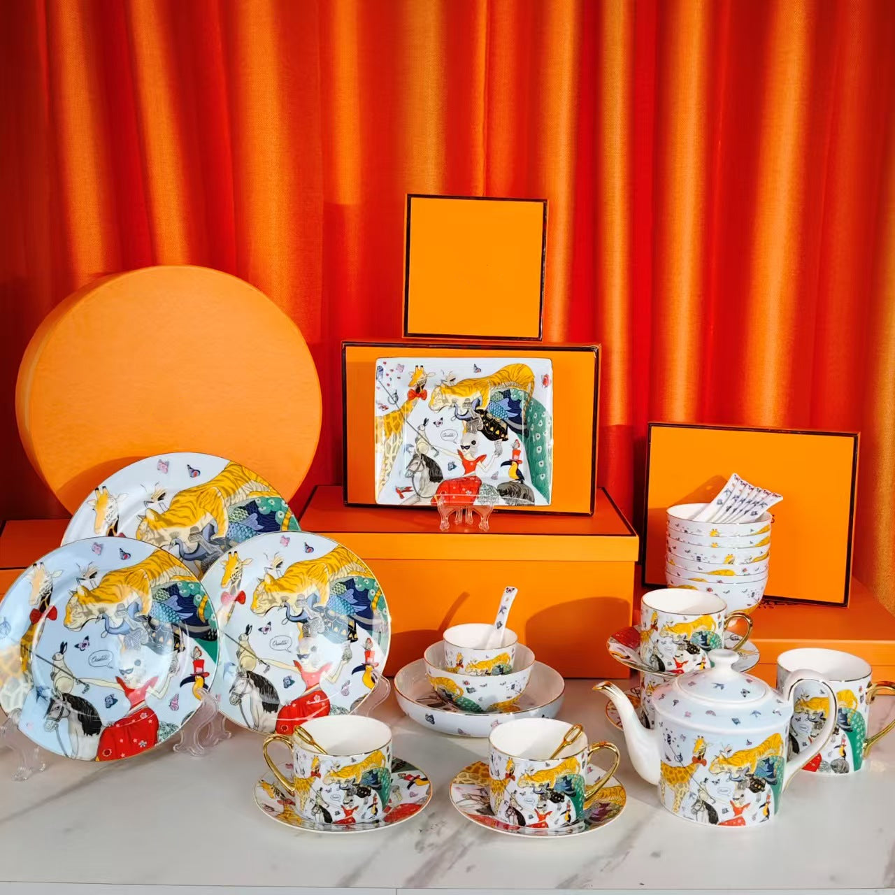 Servizio da Tavola di Lusso | [Dream Circus Collection] Set da 36 Pezzi