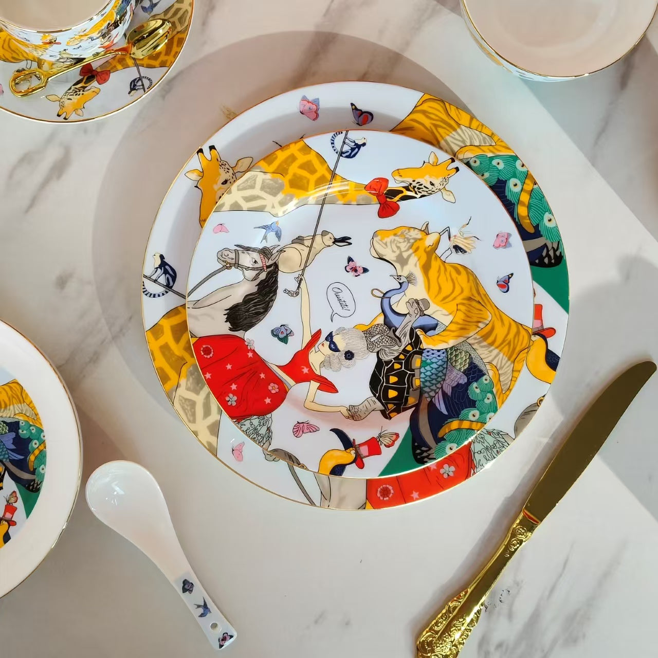 Servizio da Tavola di Lusso | [Dream Circus Collection] Set da 36 Pezzi