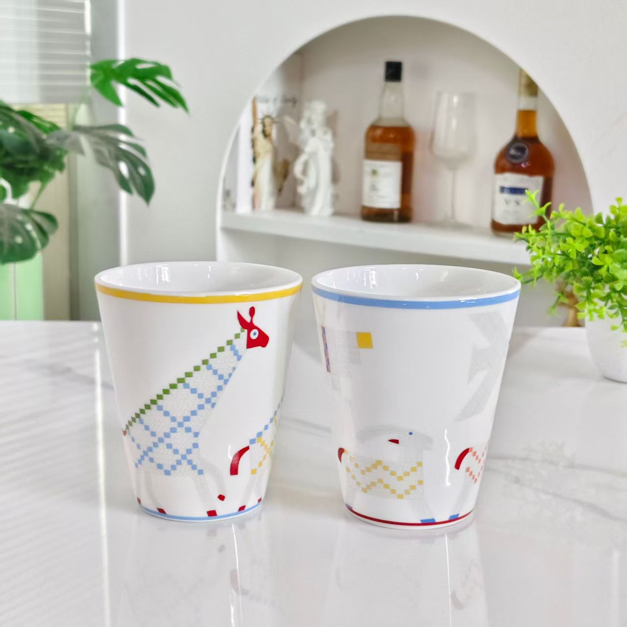 Cups – Double Mug Set (Lithograph Print)