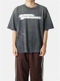 MSAINTM Collaboration Washed & Distressed Tubular T-Shirt