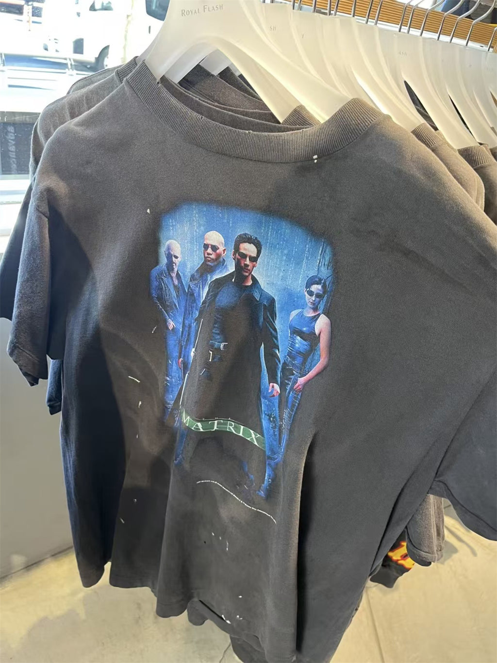 SAINT Mxxxxxx X The Matrix Collaboration Washed-Finish Boxy T-Shirt