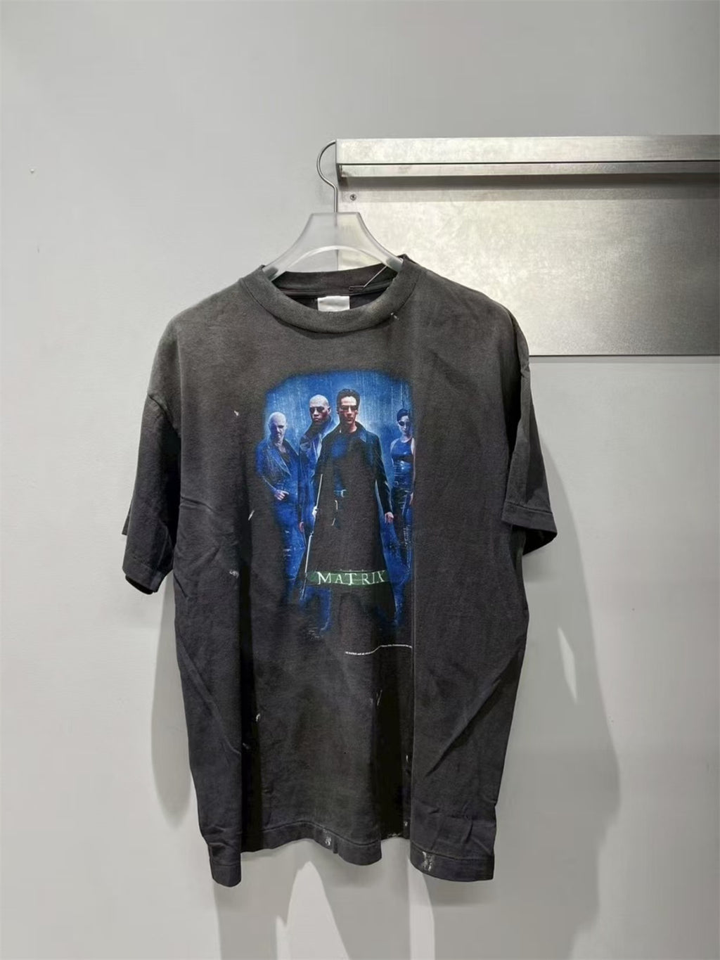 SAINT Mxxxxxx X The Matrix Collaboration Washed-Finish Boxy T-Shirt