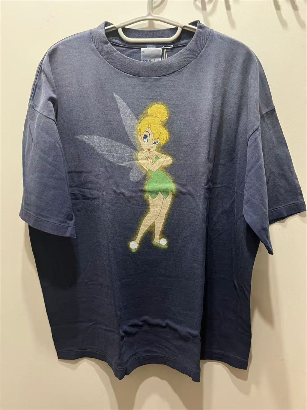SAINT Mxxxxxx Floral Fairy Graphic Washed Distressed T-Shirt