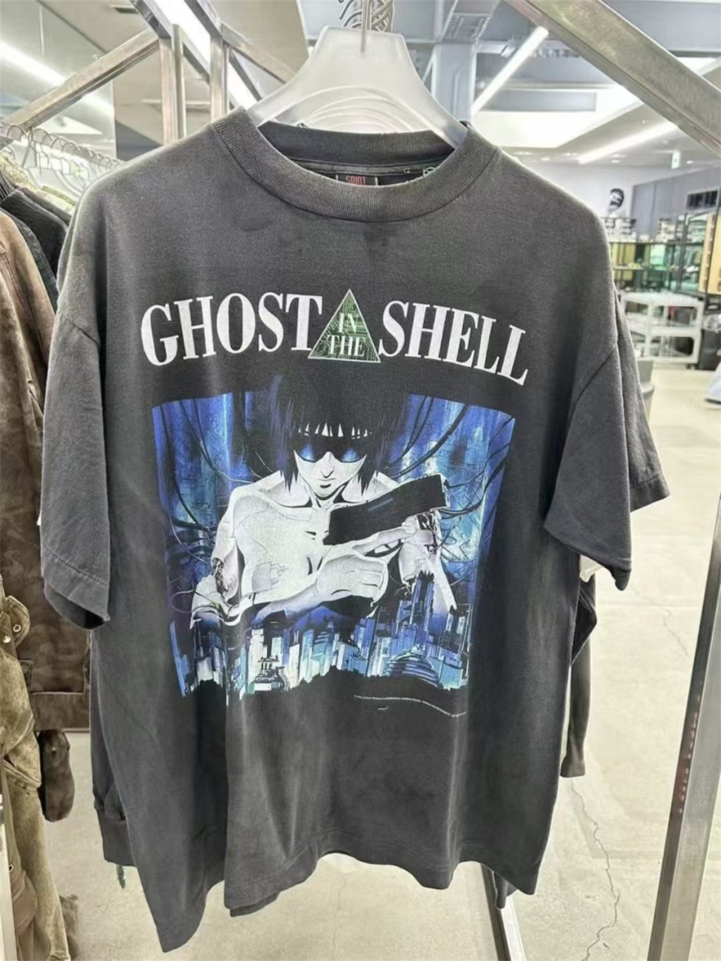 SAINT Mxxxxxx Ghost in the Shell Washed-Finish Tubular T-Shirt