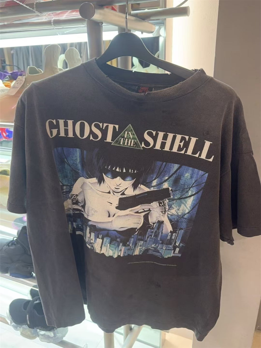 SAINT Mxxxxxx Ghost in the Shell Washed-Finish Tubular T-Shirt