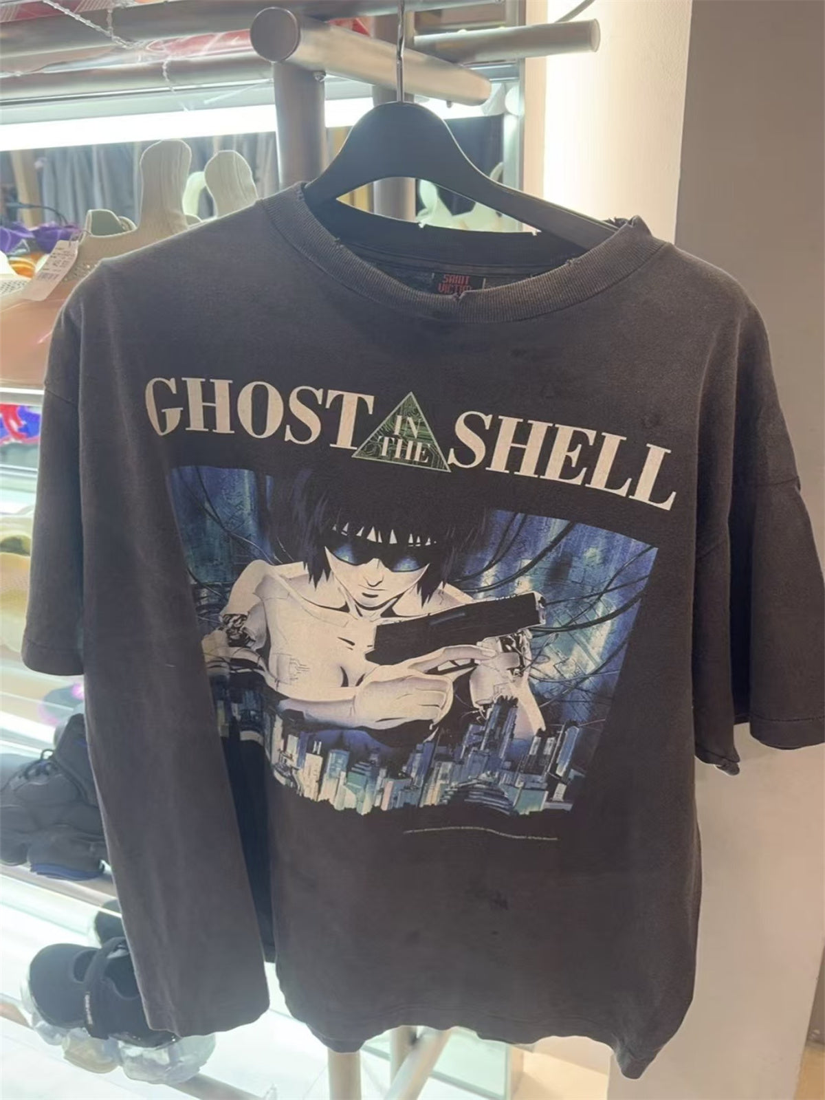 SAINT Mxxxxxx Ghost in the Shell Washed-Finish Tubular T-Shirt