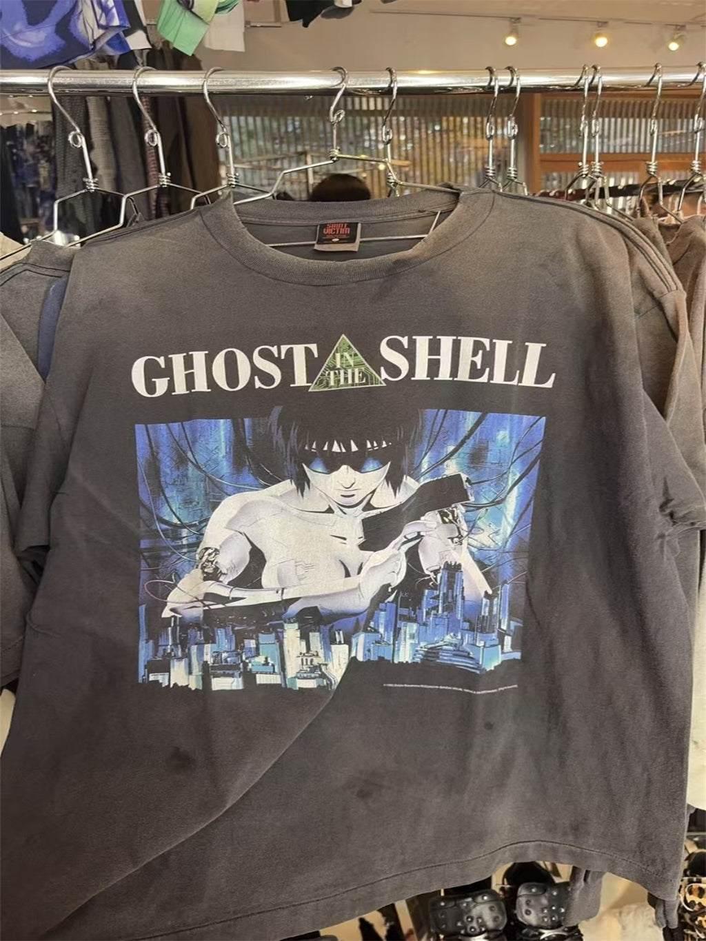 SAINT Mxxxxxx Ghost in the Shell Washed-Finish Tubular T-Shirt