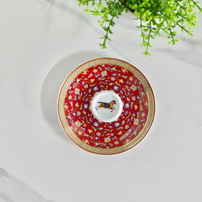 Cups and Saucers – [Matuma Rope] – [Set of Two Cups &amp; Saucers]