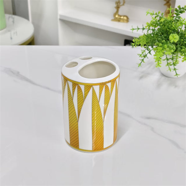 Bathroom Accessories – [Sunshine Bathroom 5-Piece Set] Washroom Set &amp; Rinse Cups