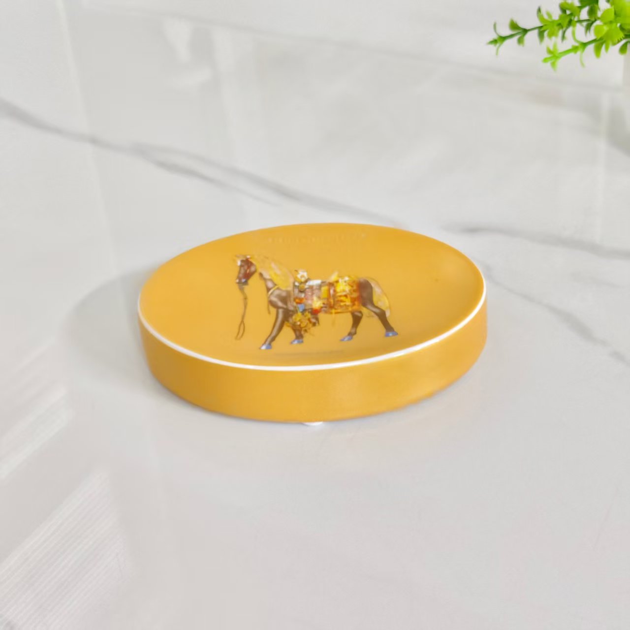 18K vergoldetes 5-teiliges Badezimmer-Set