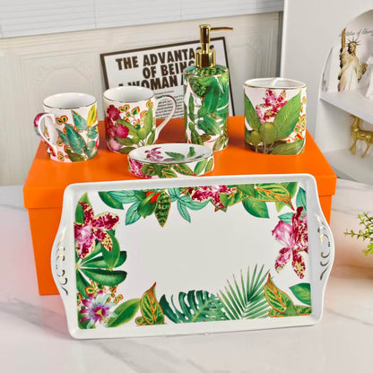 New Product: "Rainforest" Series 6-Piece Bathroom Set