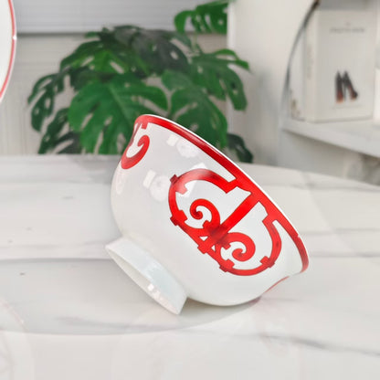 New Arrival: [Red Series] 36-Piece Dinnerware Set