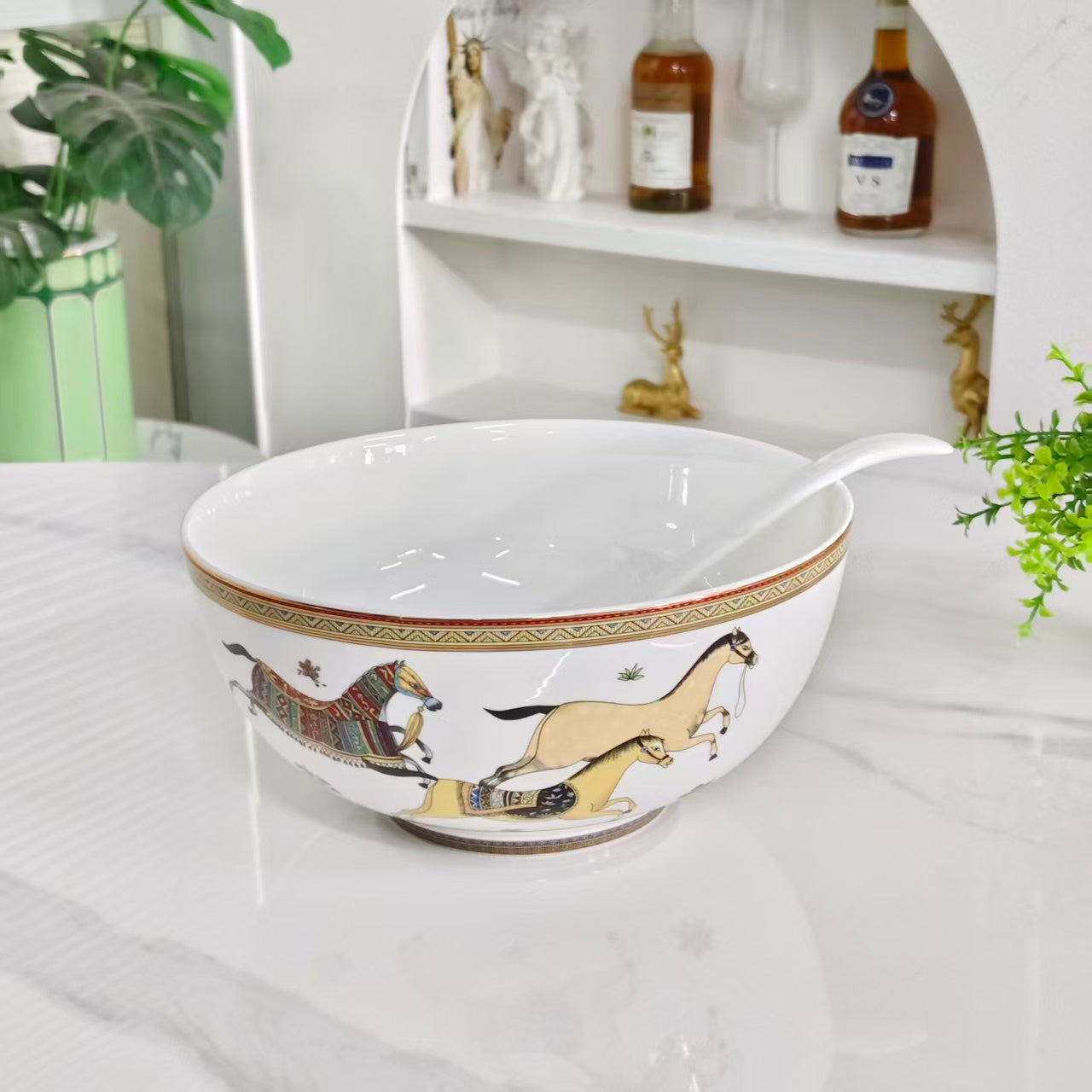 Tableware Set (36 Pieces) – "Cuihua" Floral Pattern