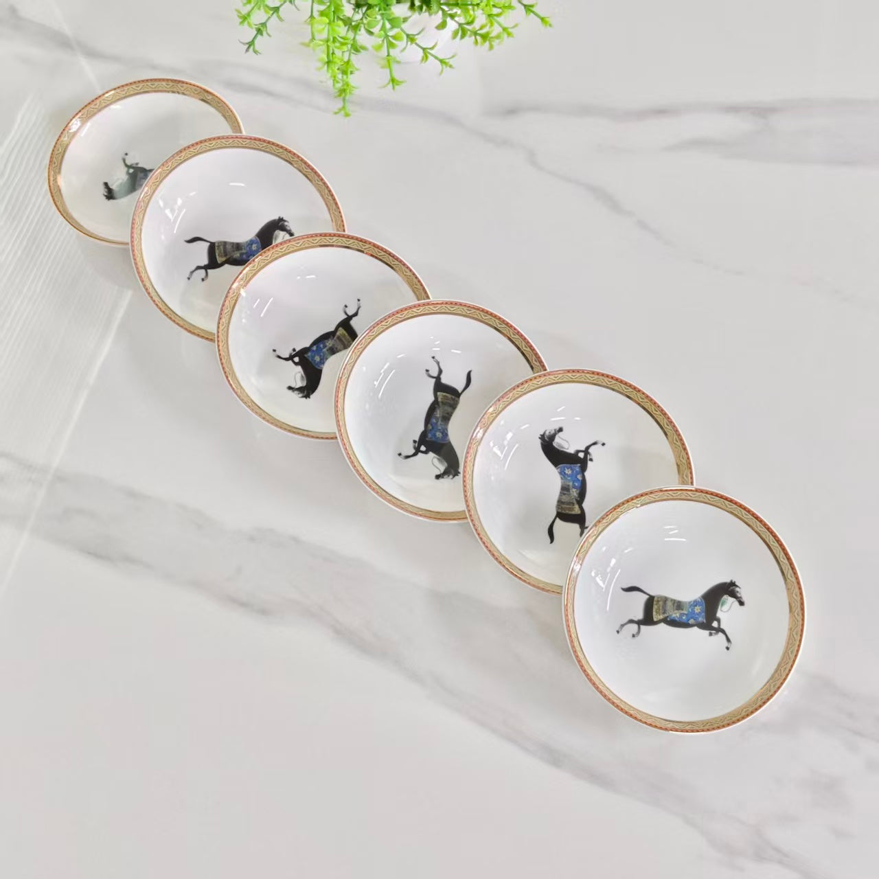 Tableware Set (36 Pieces) – "Cuihua" Floral Pattern