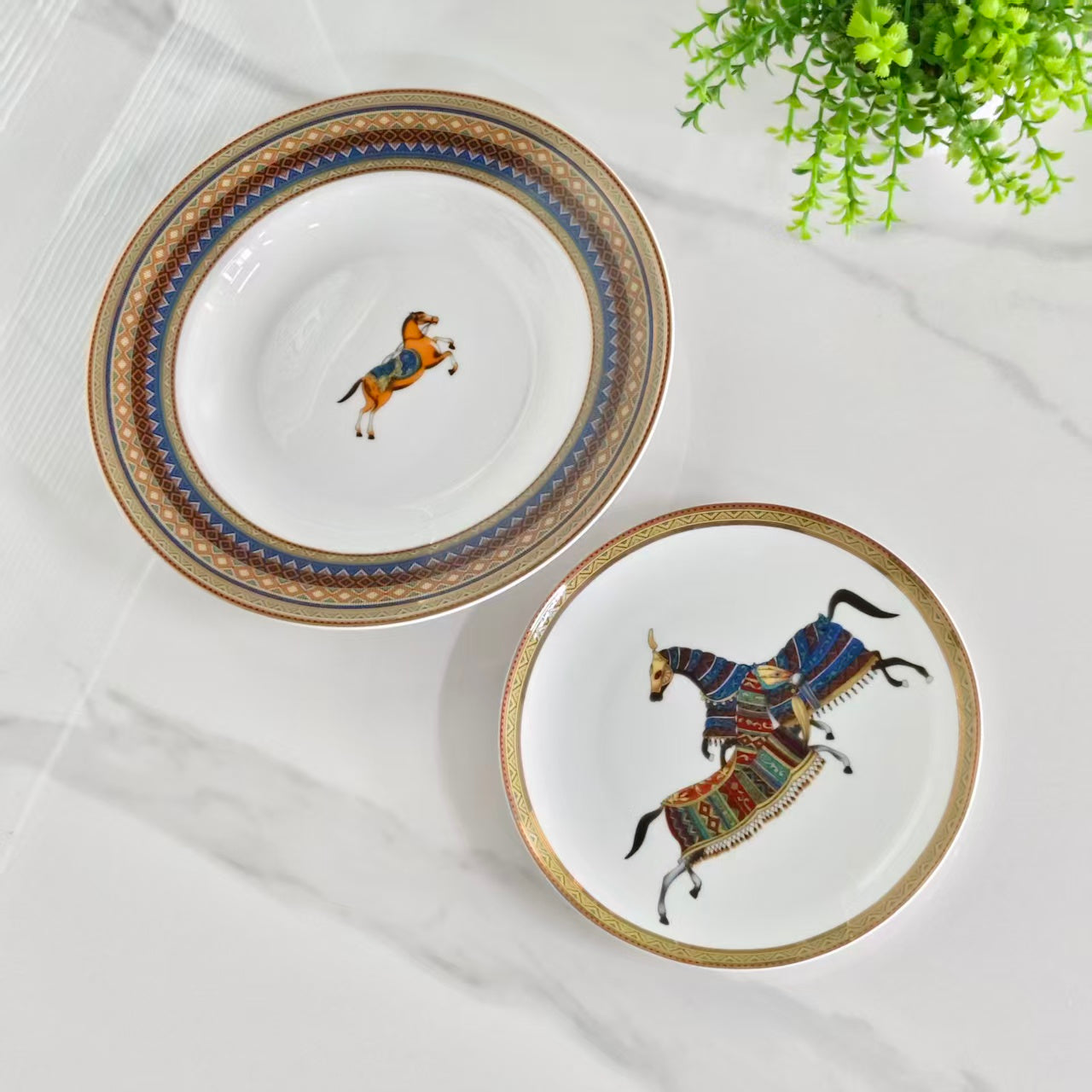 Tableware Set (36 Pieces) – "Cuihua" Floral Pattern