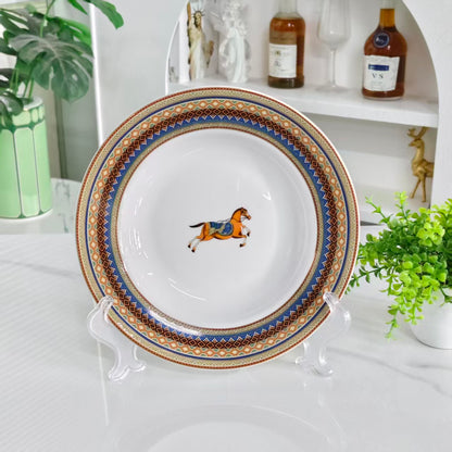 Tableware Set (36 Pieces) – "Cuihua" Floral Pattern