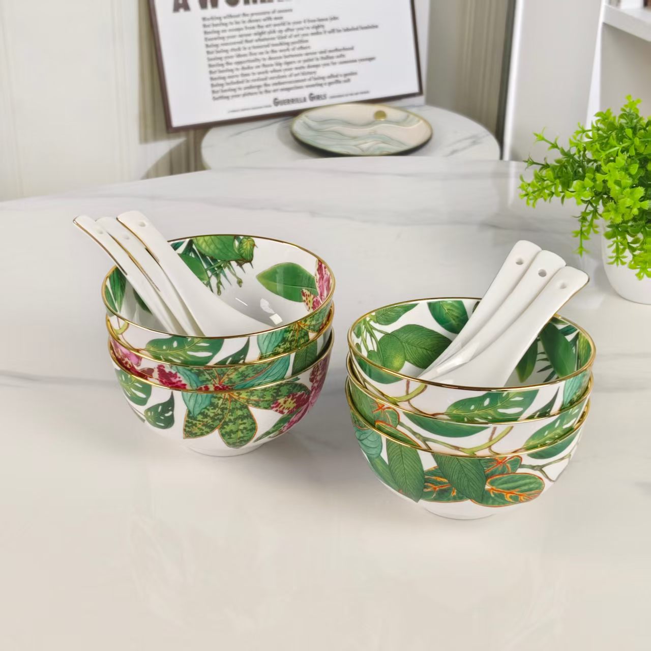Neues Produkt – [Rainforest] 28-teiliges Geschirrset