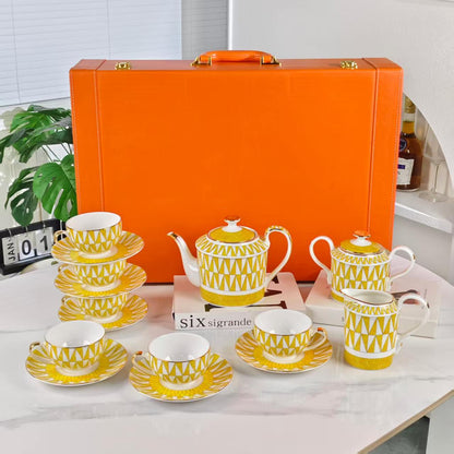 New Arrival – [Sunshine  15-Piece Coffee Set]