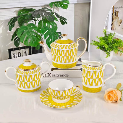 New Arrival – [Sunshine  15-Piece Coffee Set]