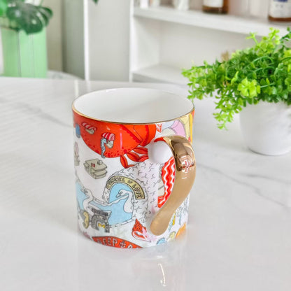 Tazza Parco Acquatico Cavalluccio Marino (con scatola in pelle)