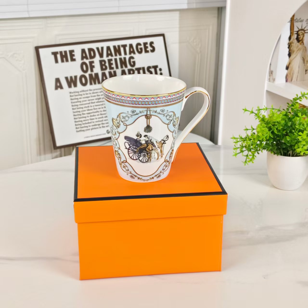 Neu eingetroffen – „Elegante Dame“ – Tasse