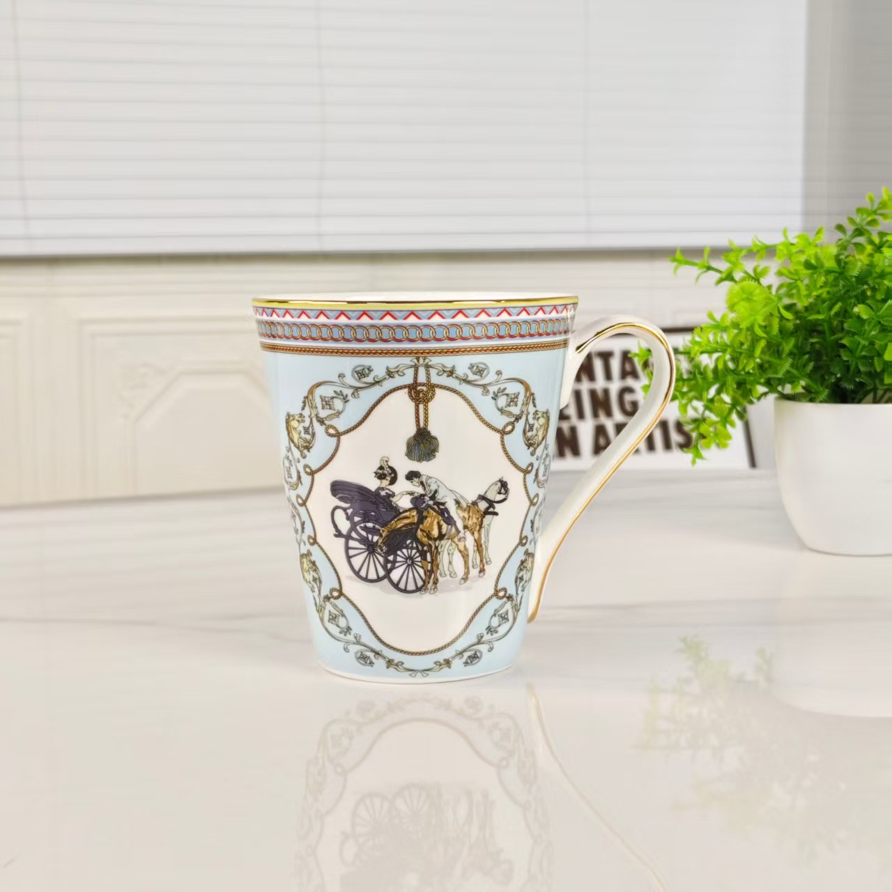 Neu eingetroffen – „Elegante Dame“ – Tasse
