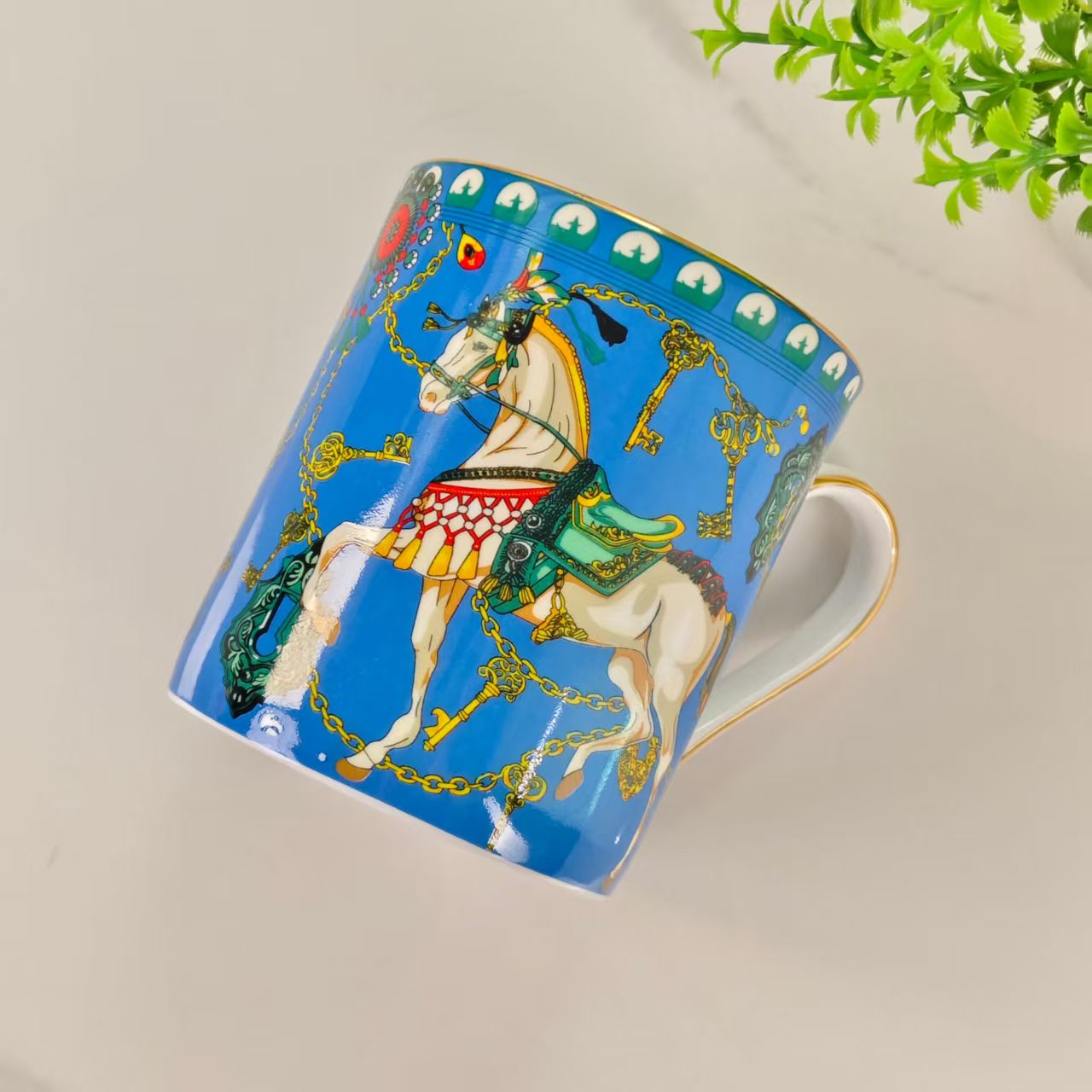 Neues Produkt – "Galloping on the Breeze" – Tasse