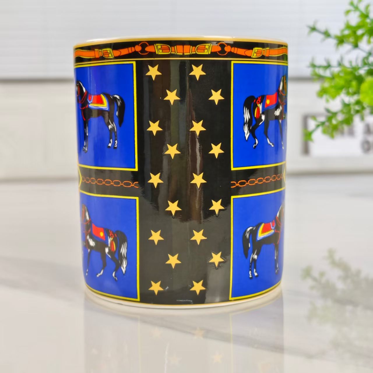 Neues Produkt – "Galloping on the Breeze" – Tasse