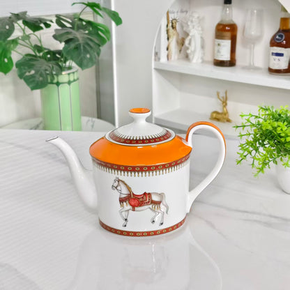 Nuovo Arrivo: [Pedestal Yellow Horse] – Servizio da Caffè 15 Pezzi