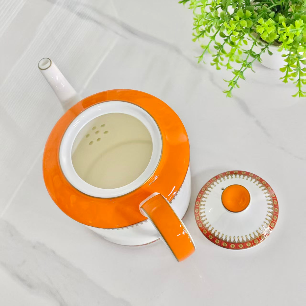 Nuovo Arrivo: [Pedestal Yellow Horse] – Servizio da Caffè 15 Pezzi