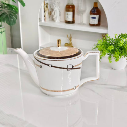 Neu eingetroffen: [Sockel gelbes Pferd] – 15-teiliges Kaffeeservice