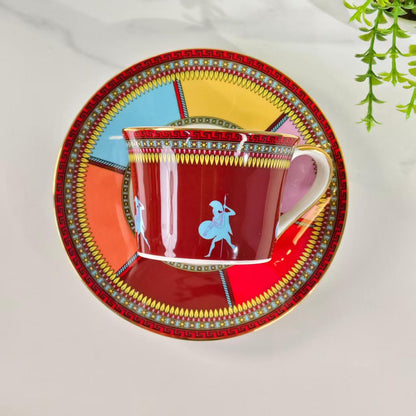 Nuovo Arrivo: [Pedestal Yellow Horse] – Servizio da Caffè 15 Pezzi